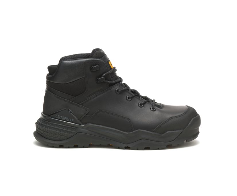 Panske Pracovne Topanky Caterpillar - Provoke Mid Waterproof Alloy Toe - Čierne ( 2578-VPWHG )